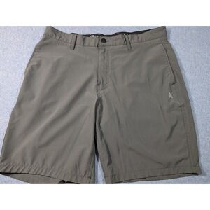 Hurley Mens Hybrid Walk Shorts Gray Quick Dry Performance Size 36 Inseam 8.5
